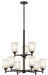 Shailene Chandelier 9-Light in Olde Bronze