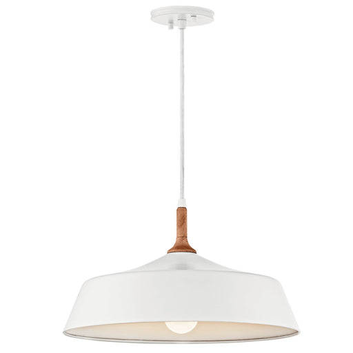 Danika 16" Pendant in White