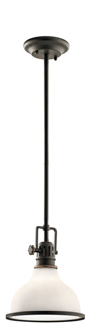 Hatteras Bay Fresnel Mini Pendant in Olde Bronze