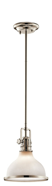 Hatteras Bay Fresnel Mini Pendant in Polished Nickel