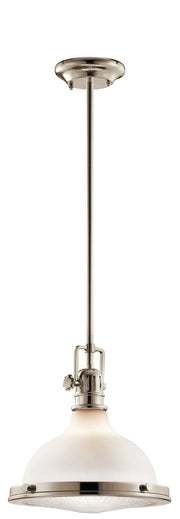 Hatteras Bay 11.5" Pendant in Polished Nickel