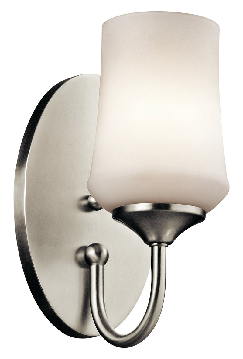 Aubrey Bath Sconce in Brushed Nickel