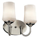 Aubrey Bath Sconce 2-Light in Brushed Nickel