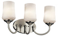 Aubrey Bath Sconce 3-Light in Brushed Nickel