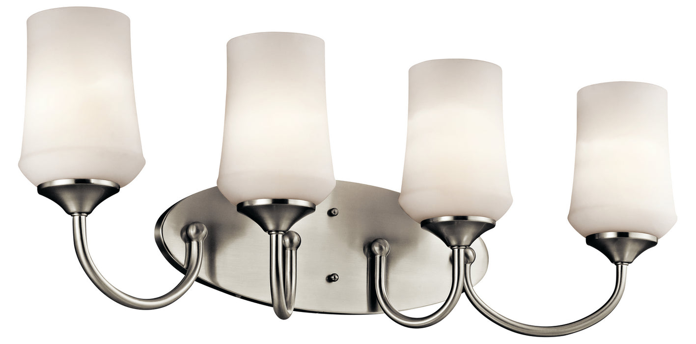 Aubrey Bath Sconce 4-Light in Brushed Nickel