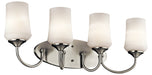 Aubrey Bath Sconce 4-Light in Brushed Nickel