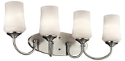 Aubrey 4-Light Bath Vanity Light in Brushed Nickel
