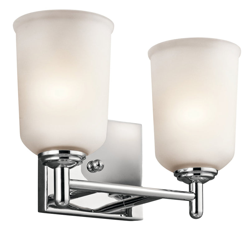 Shailene 2-Light Bath Vanity Light in Chrome