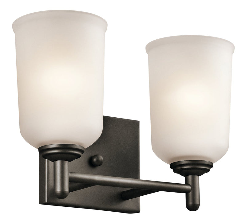Shailene 2-Light Bath Vanity Light in Olde Bronze