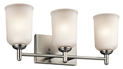 Shailene 3-Light Bath Vanity Light in Brushed Nickel