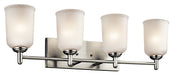 Shailene Bath Sconce 4-Light in Brushed Nickel