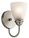 Jolie Wall Sconce 1-Light in Brushed Nickel