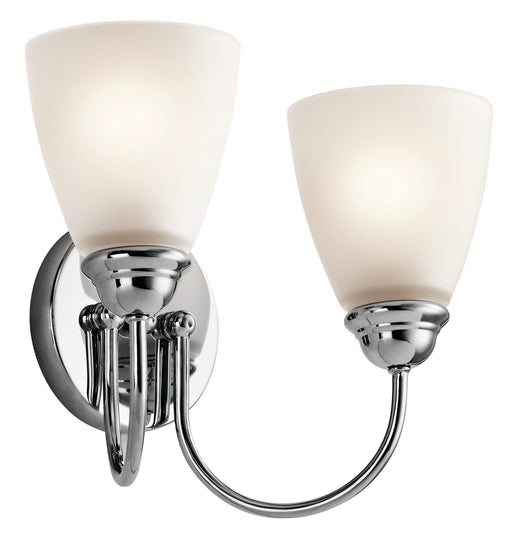 Jolie Bath Sconce 2-Light in Chrome