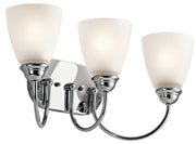 Jolie 3-Light Bath Vanity Light in Chrome