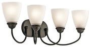 Jolie 4-Light Bath Vanity Light in Olde Bronze