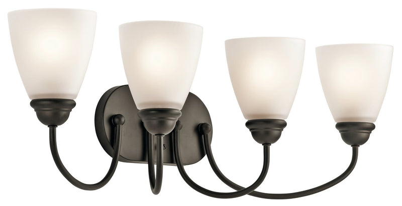 Jolie 4-Light Bath Vanity Light in Olde Bronze