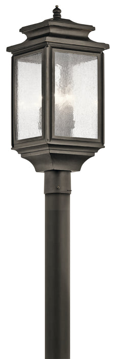 Wiscombe Park Outdoor Post Mount 4-Light in Olde Bronze