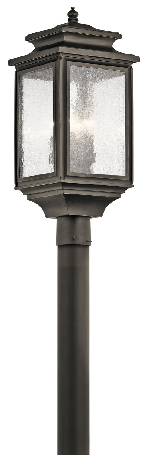 Wiscombe Park Outdoor Post Mount 4-Light in Olde Bronze