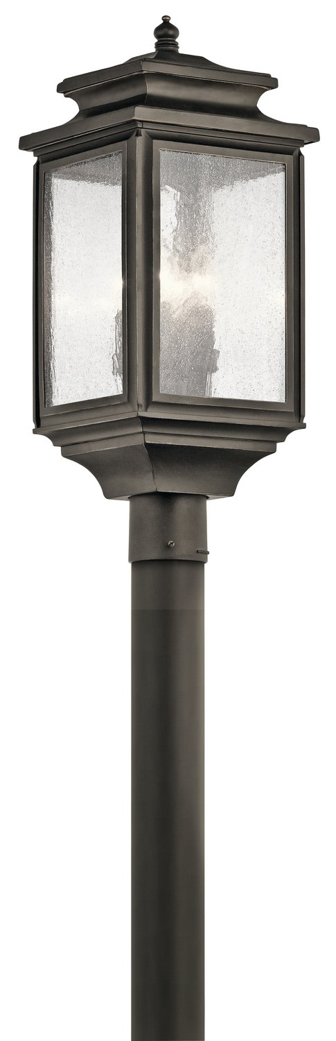 Wiscombe Park 4-Light Outdoor Post Light in Olde Bronze