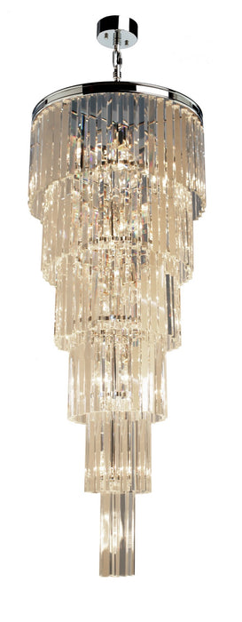 AC10411CH- El Dorado Chandelier in Chrome by Artcraft