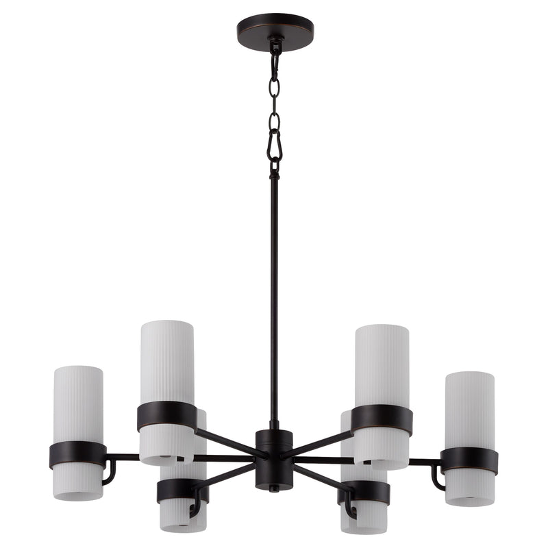 Sojourn 6 Light Chandelier in Bronze