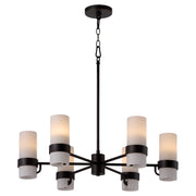 Sojourn 6 Light Chandelier in Bronze