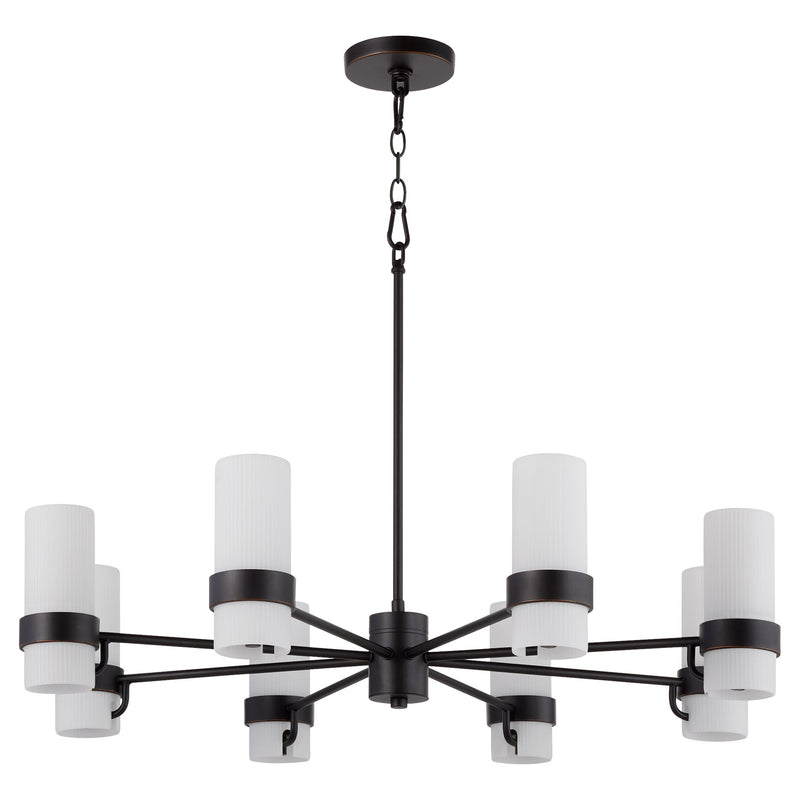 Sojourn 8 Light Chandelier in Bronze