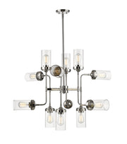Calliope 12 Light 36" Chandelier in Polished Nickel