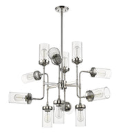 Calliope 12 Light 36" Chandelier in Polished Nickel