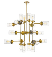 Calliope 20 Light 42" Chandelier in Foundry Brass