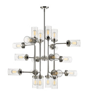 Calliope 20 Light 42" Chandelier in Polished Nickel