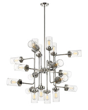 Calliope 20 Light 42" Chandelier in Polished Nickel