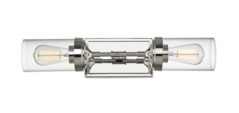 Calliope 2 Light 20.75" Wall Sconce in Polished Nickel