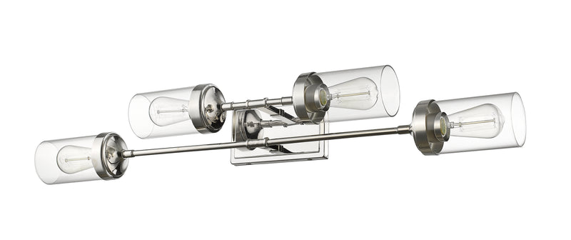 Calliope 4 Light 38" Vanity in Polished Nickel