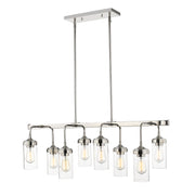 Calliope 8 Light 40" Linear Pendant in Polished Nickel