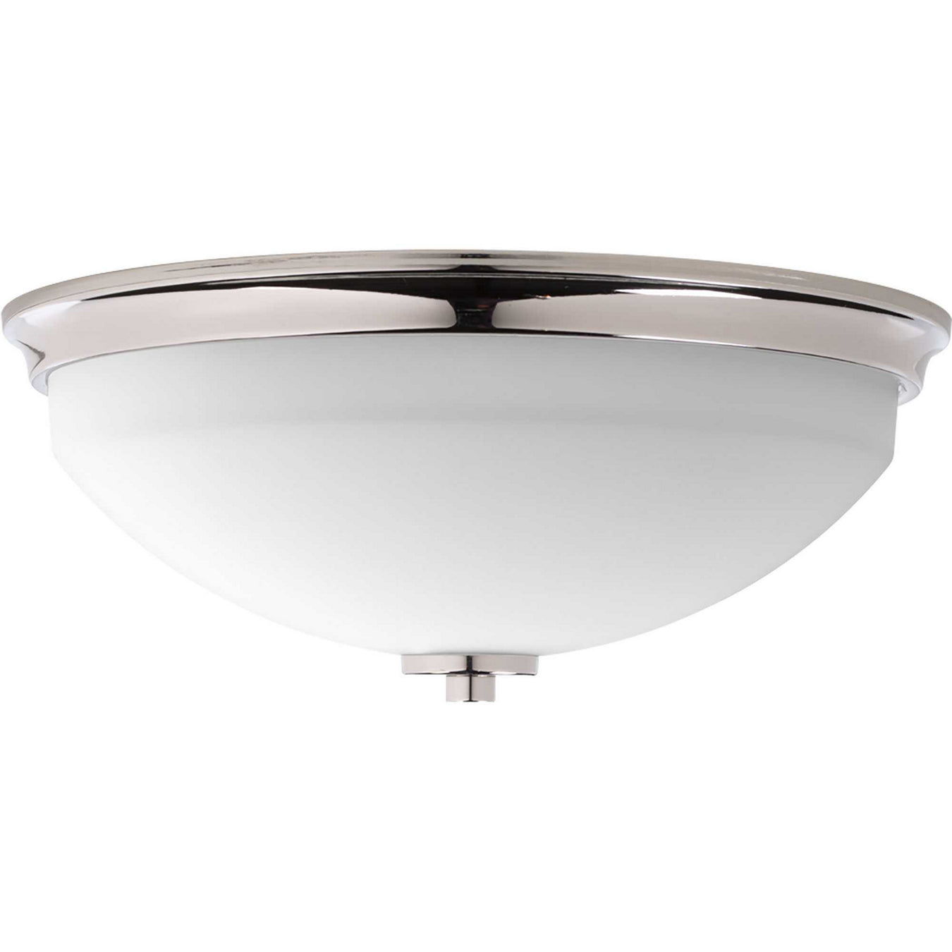 Replay Two Light Flush Mount in Polished Nickel