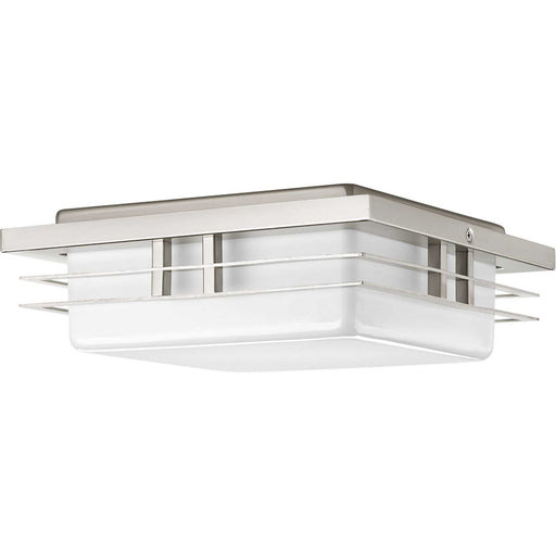 Helm LED Flush Mount in Brushed Nickel