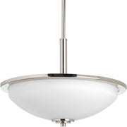 Replay 3-Light Inverted Pendant in Polished Nickel