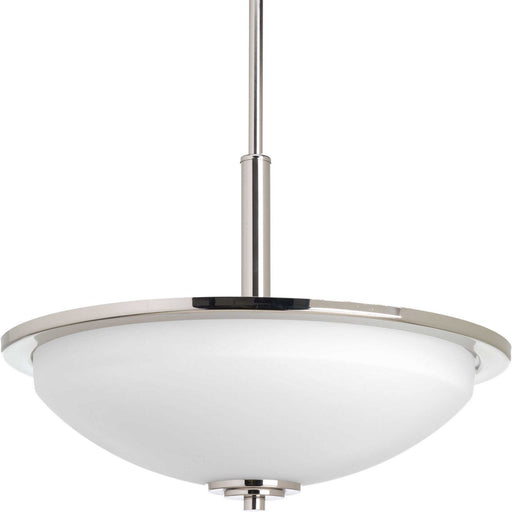 Replay Three Light inverted pendant in Polished Nickel