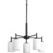 Replay Five Light Chandelier in Black