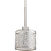 Mingle One Light Mini Pendant in Brushed Nickel