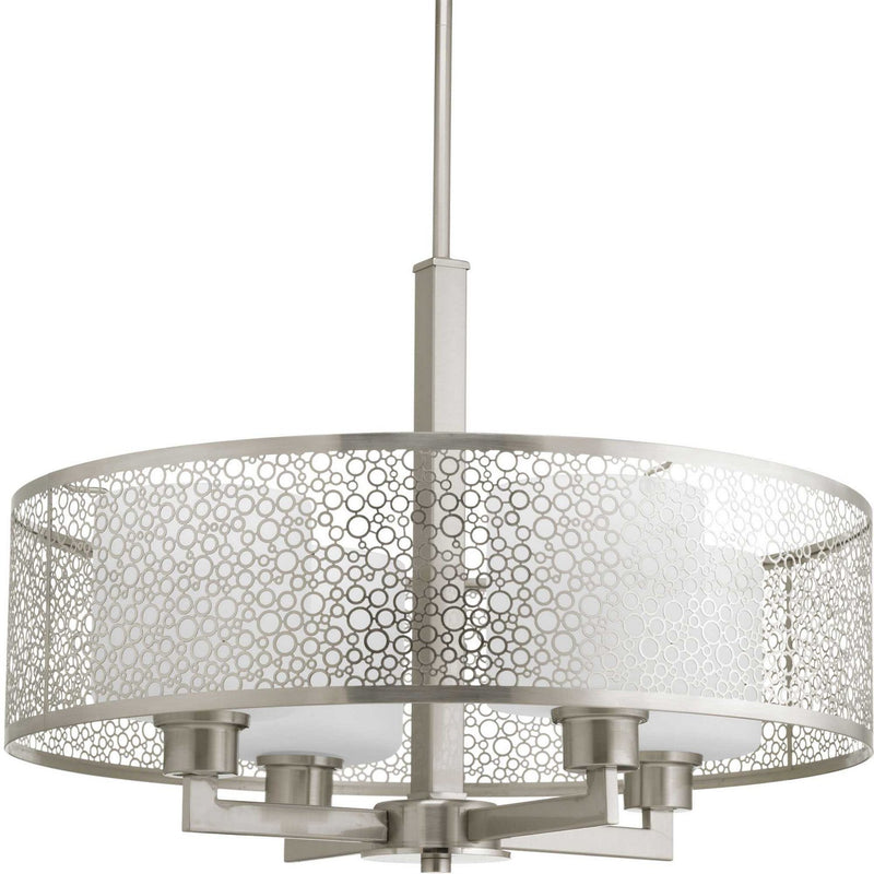 Mingle 4-Light Chandelier in Brushed Nickel