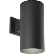 Cylinder 6" Outdoor Wall Sconce in Black