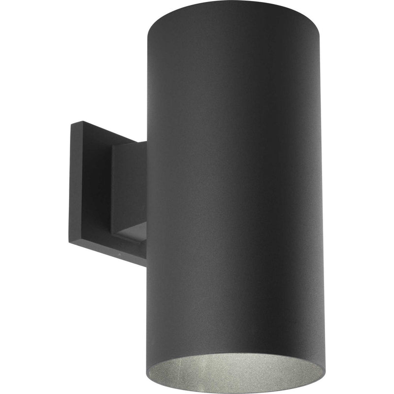 Cylinder 6" Outdoor Wall Sconce in Black