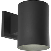 Cylinder 5" Outdoor Wall Sconce in Black