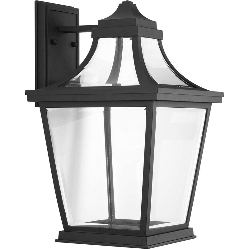 Endorse Large LED Outdoor Wall Lantern in Black
