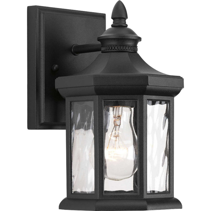 Edition Small Outdoor Wall Lantern in Black