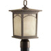 Residence One Light Post Lantern in Antique Bronze