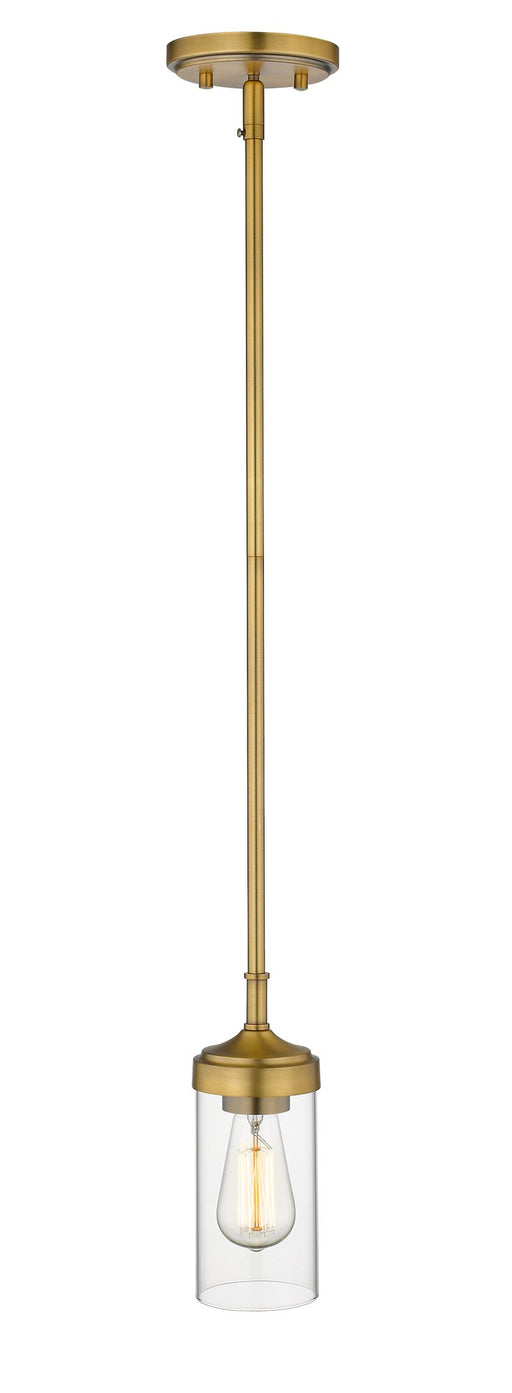 Calliope 1 Light 5" Pendant in Foundry Brass