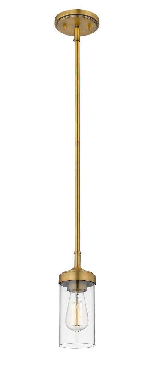 Calliope 1 Light 5" Pendant in Foundry Brass